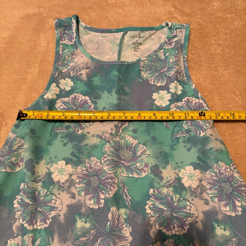 Just Be Floral Sleeveless Swing Dress | Size Small - Picture 5 of 6